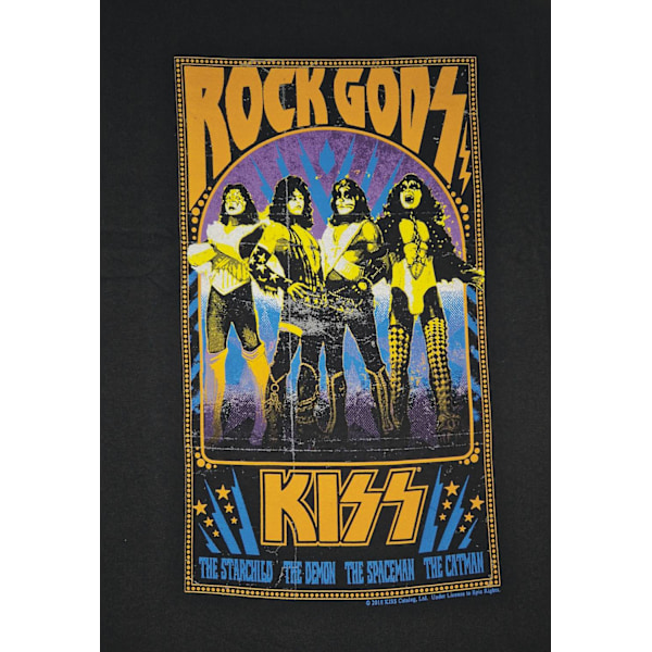 Kiss - Rock God   Barn T-Skjorter Black 152