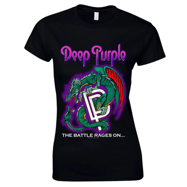 Deep Purple - Battle Rages On  T-Shirt, Kvinnor Black XL