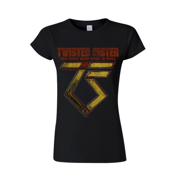 Twisted Sister You can't stop Rock Â´nÂ´ Roll  T-Shirt, Kvinnor Black XL