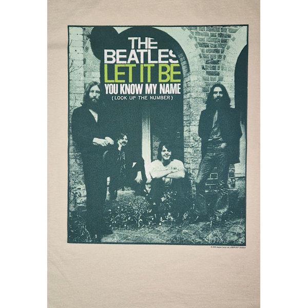 Beatles – Let It Be (You Know My Name)   T-Shirt White L