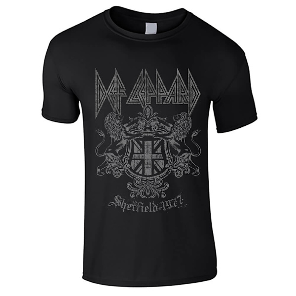 Def Leppard - Sheffield 1977  T-Paita Black L