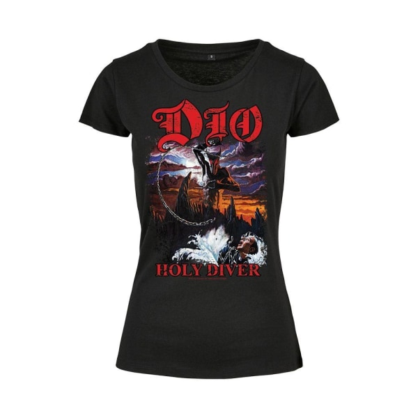 Dio - Holy Diver (lady) T-Shirt, Kvinnor Black XL
