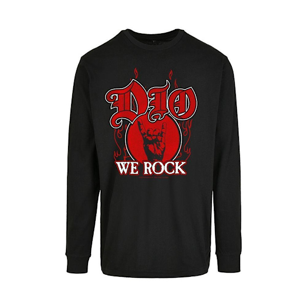 Dio We Rock T-Paita Pitkähihainen Black S