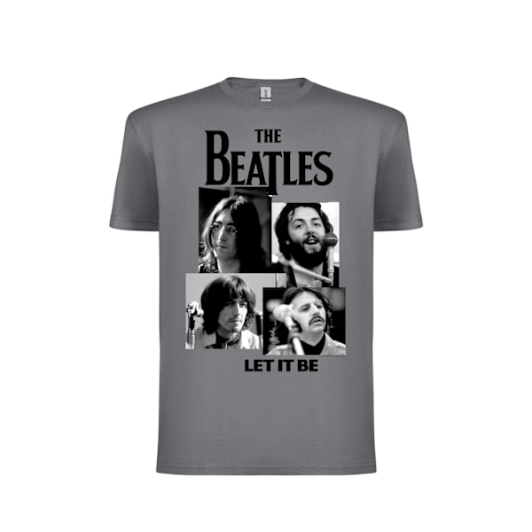 Beatles – Let It Be  T-Shirt Grey M