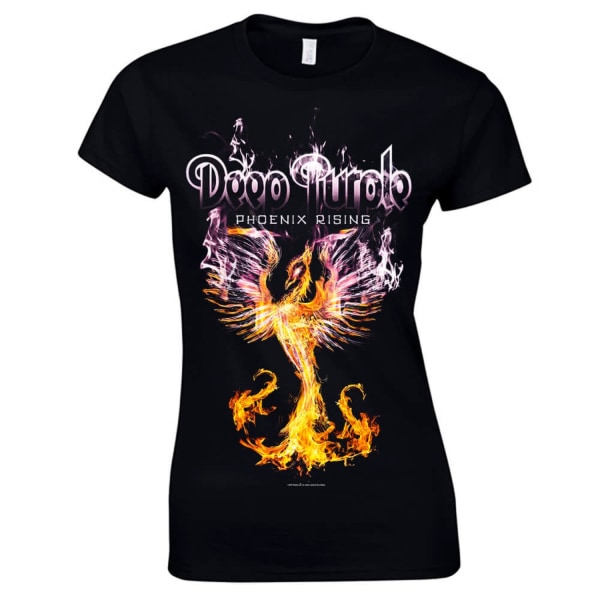 Deep Purple - Phoenix Rising  T-Shirt, Kvinnor Black M