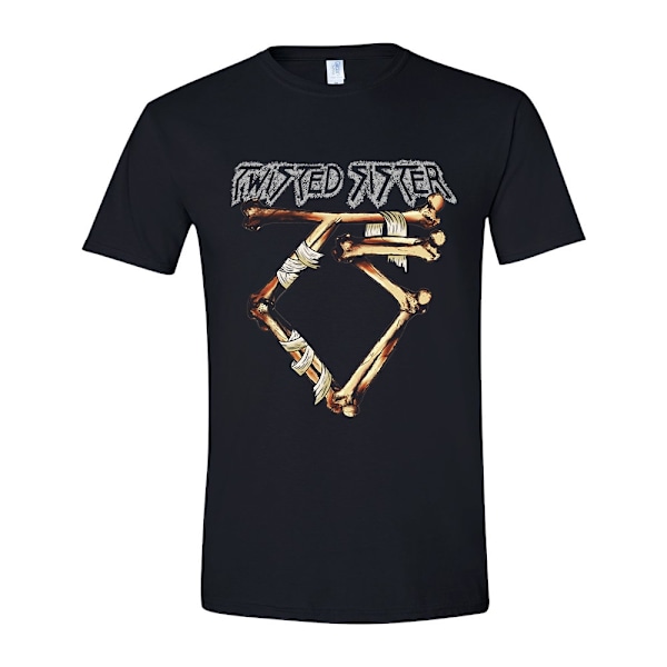 Twisted Sister Bone Logo  T-Paita Black S