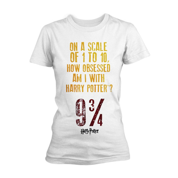 Harry Potter Obsessed  T-Skjorter. Kvinner White L