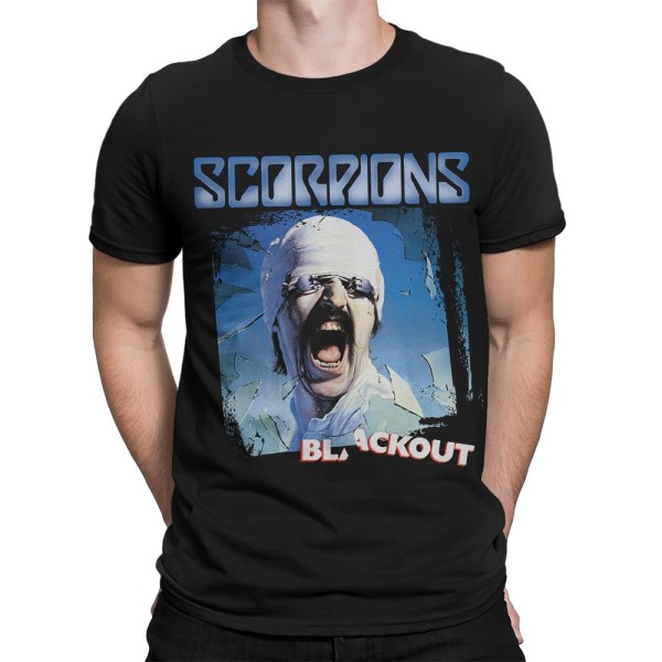 Scorpions - Blackout  T-Shirt Black XXL