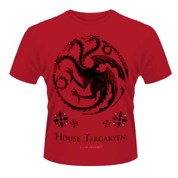 Game Of Thrones House Of Targaryen  T-Paita Red L