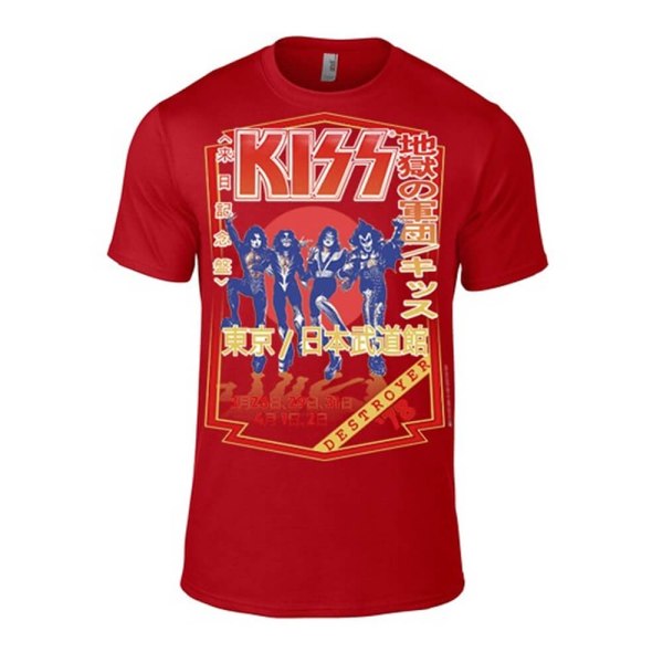 Kiss - Destroyer T-Shirt Red XL