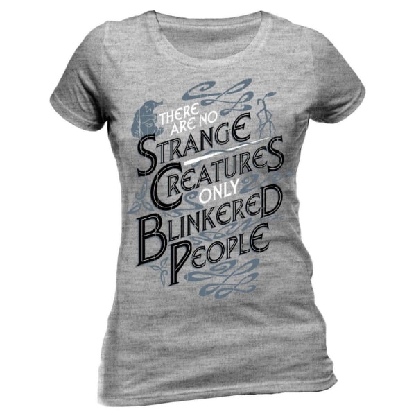 Crimes Of Grindelwald - Strange Creatures  T-Shirt, Kvinnor Grey L