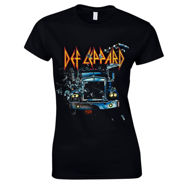 Def Leppard - On Through The Night  T-Shirt, Kvinnor Black XL