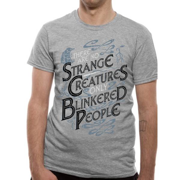 CRIMES OF GRINDELWALD - STRANGE CREATURES  T-Shirt Grey M