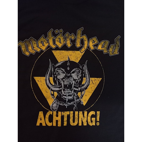 Motörhead Achtung Hoodie Black L