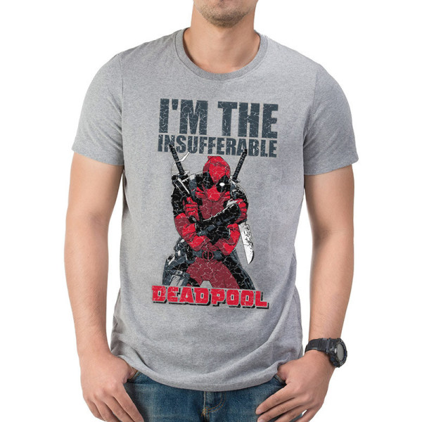 Marvel Deadpool - IÂ´m The Insufferable T-Shirt Grey M