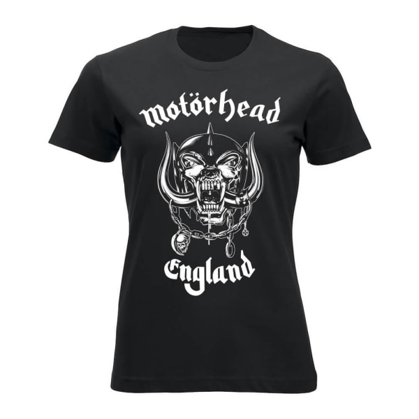 Motörhead England (lady) T-Shirt, Kvinnor Black S