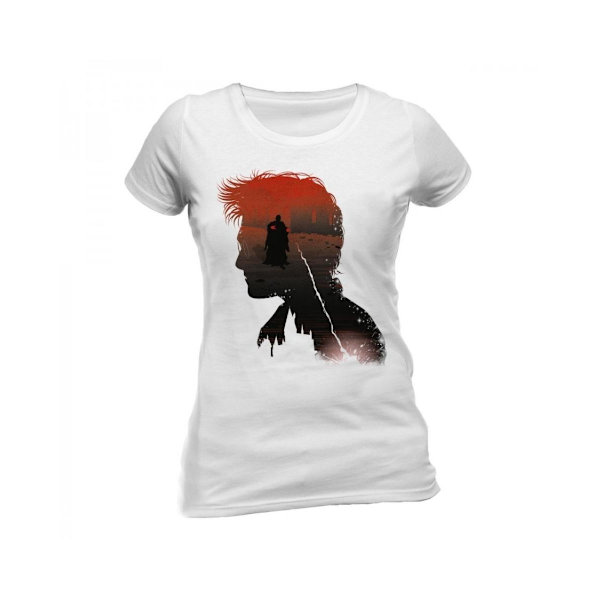 Harry Potter - Battle Silhouette  T-Skjorter. Kvinner White M