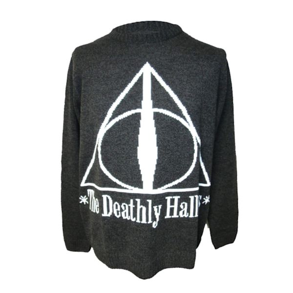 Harry Potter The Deathly Hallows Strikket genser /Jumper Grey XL
