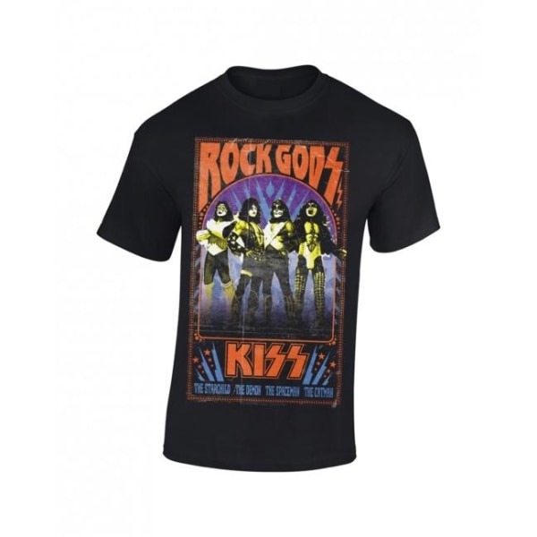 Kiss - Rock Gods T-Shirt Black S