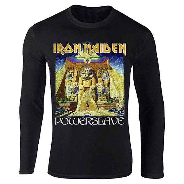 Iron Maiden Powerslave langærmet t-shirt Black XL