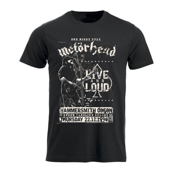 Motörhead Live and Loud  T-Shirt Black M