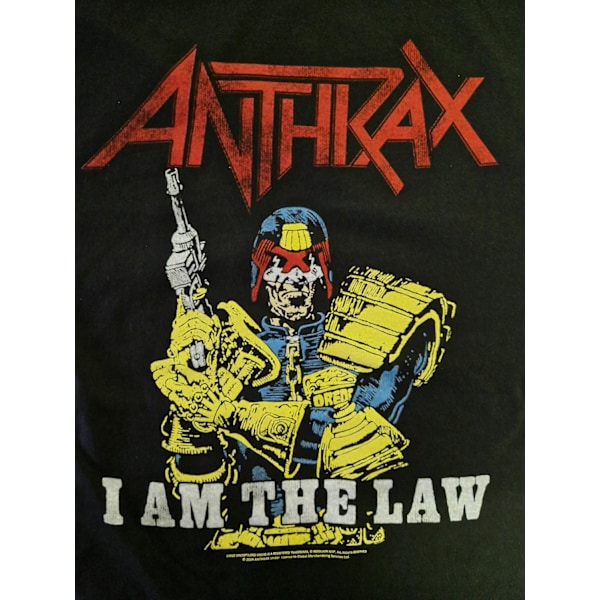 Anthrax I am The Law Tröja/ Sweatshirt Black XL