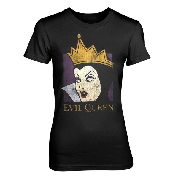 Disney Snow White Evil Queen  T-Shirt, Kvinnor Black L