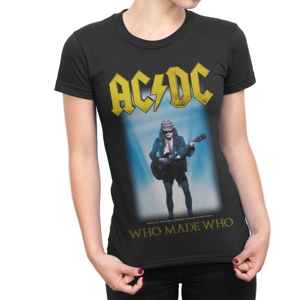 AC/DC Who Made Who Naisten T-Paita Black M