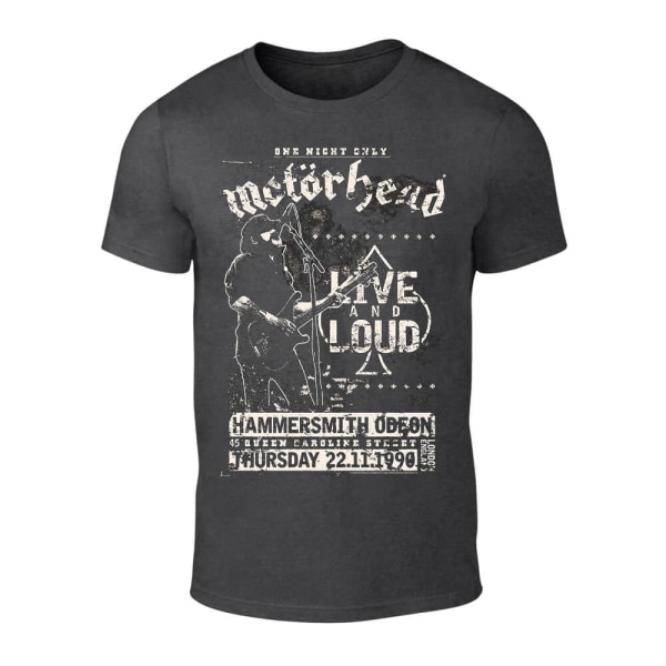 Motörhead Live and Loud  T-Shirt Grey S