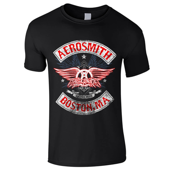 Aerosmith - Boston Pride  T-Shirt Black S