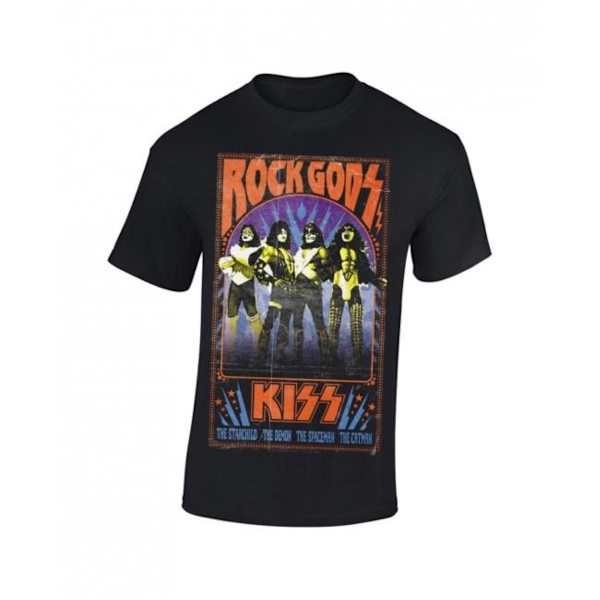 Kiss - Rock Gods T-Shirt Black S