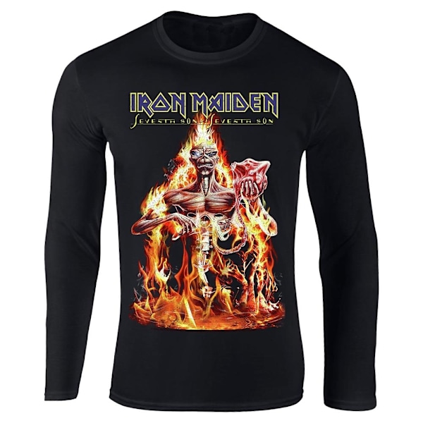 Iron Maiden Seventh Son of a Seventh Son T-Paita Pitkähihainen Black XXL