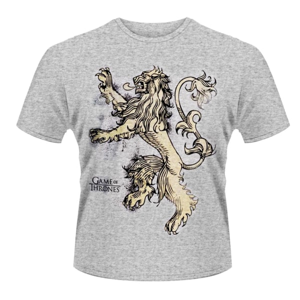 Game Of Thrones Lion  T-Paita Grey XXL