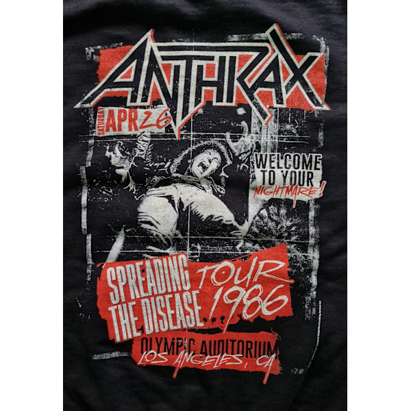 Anthrax  Spreading the Disase Tröja/ Sweatshirt Black XXL