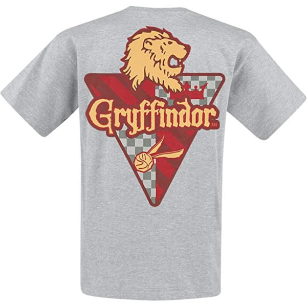 Harry Potter - House Gryffindor T-Skjorter Grey XL