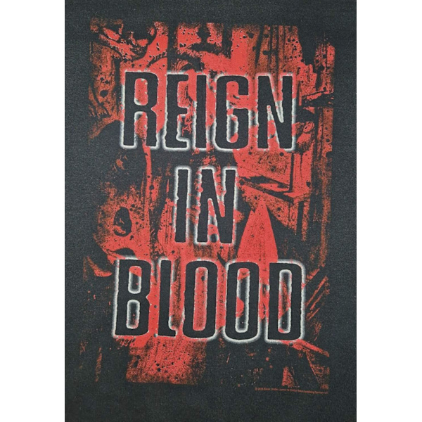 Slayer Reign in Blood Logo  T-Shirt Black XXXL