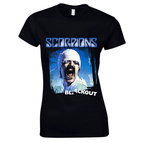 Scorpions - Blackout   T-Shirt, Kvinnor Black L