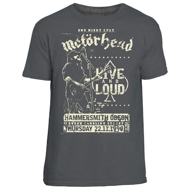 Motörhead Live and Loud  T-Paita Grey M