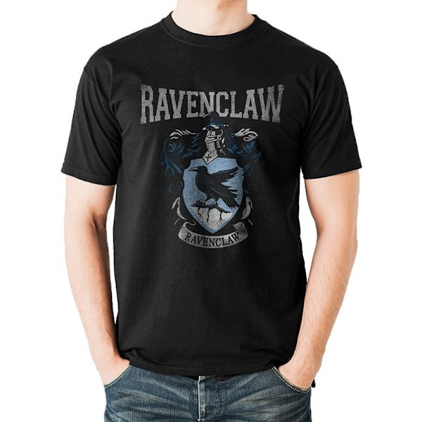 Harry Potter - Ravenclaw Varsity Crew T-Skjorter Black L