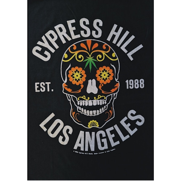 Cypress hill 1988 Los Angles  T-Paita Black M