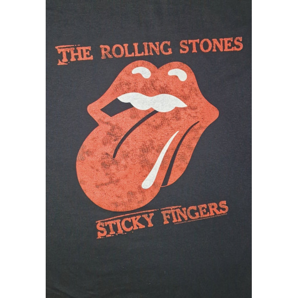 Rolling Stones Sticky fingers Tongue  college Black XL