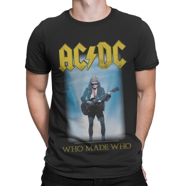 Ac/Dc Who Made Who Unisex  T-Shirt Black XL