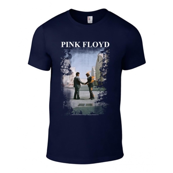 Pink Floyd - Burning Man Navy T-Shirt MarineBlue S