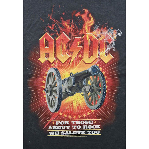Ac/dc For Those About to Rock Tracks Tröja/ Sweatshirt Black L
