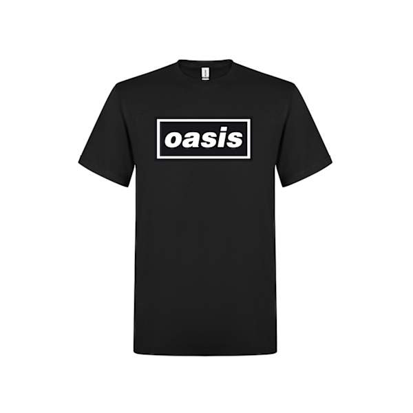 Oasis Decca Logo  T-Shirt Black XXL
