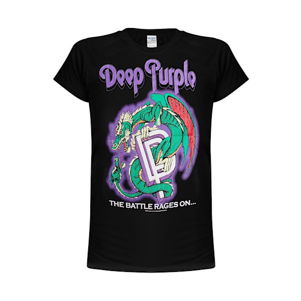 Deep Purple - Battle Rages on  T-Skjorter. Kvinner Black L