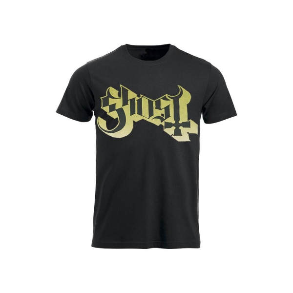 Ghost Logo Barn T-Shirt Black 140