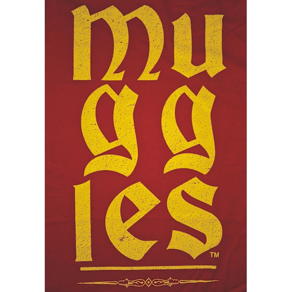 Harry Potter Muggles  T-Paita Red L