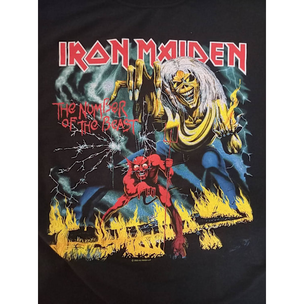 Iron maiden Number of the beast (lady) Naisten T-Paita Black XL