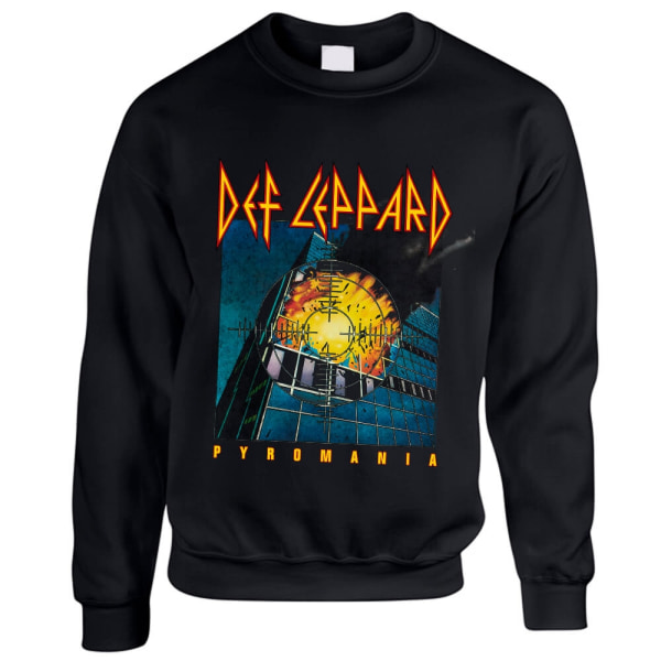 Def Leppard - Pyromania   Sweatshirt Black XL